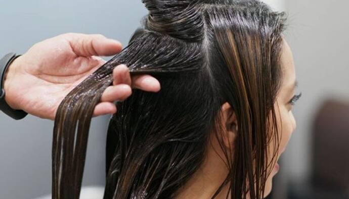 chemical hair straightening