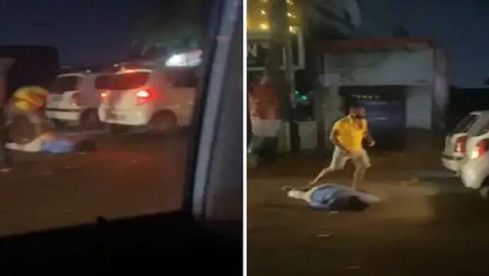 गाजियाबाद में बीच सड़क रिटायर्ड दरोगा के बेटे को पीट-पीटकर मार डाला, वीडियो वायरल