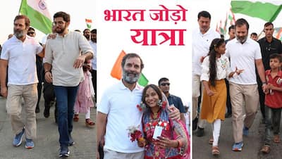 Bharat Jodo Yatra: महाराष्ट्र में 'ठाकरे' के साथ कदमताल करते दिखे राहुल गांधी, देखिए 12 यूनिक तस्वीरें