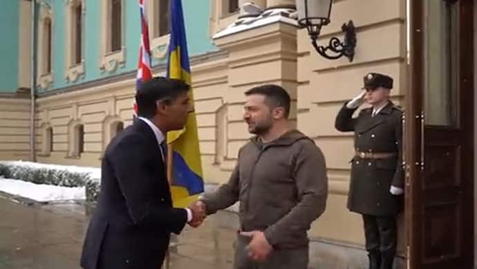 Ukraine war: राष्ट्रपति जेलेंस्की से मिले यूके के पीएम ऋषि सुनक, कहा- देंगे 50 मिलियन यूरो की मदद