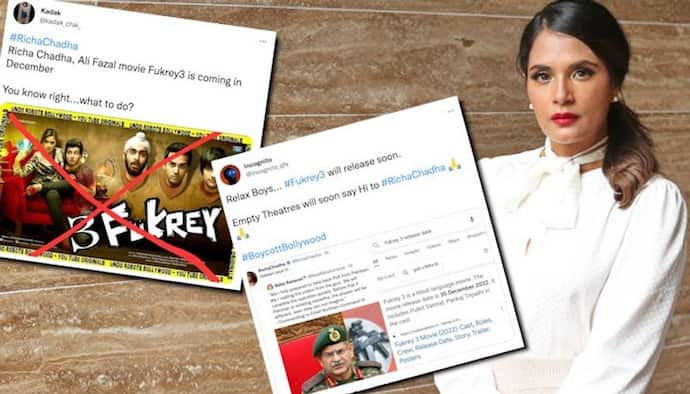 #BoycottBollywood, #Fukrey3, ऋचा चड्ढा के गलवान ट्वीट के बाद ट्रेंड हुआ बायकॉट