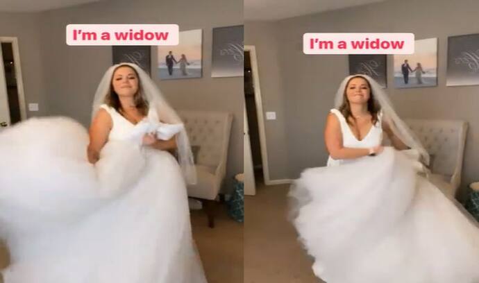 पति की मौत की कहानी बताते हुए विधवा कर रही थी डांस, Viral Video देख लोगों को आया चक्कर