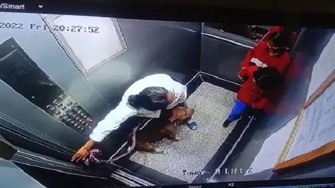 नोएडा: लिफ्ट का दरवाजा बंद होते ही बच्चों पर कुत्ते ने किया हमला, सीसीटीवी कैमरे में कैद हुआ पूरा मामला