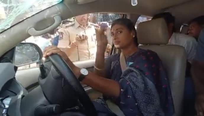 आंध्र सीएम की बहन शर्मिला को जमानत, तेलंगाना में पुलिस ने कार समेत क्रेन से उठाया फिर किया था अरेस्ट