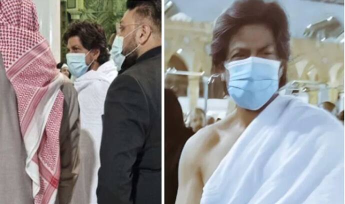 Flop होते करियर के बीच शाहरुख खान उमराह करने पहुंचे मक्का, Viral हुई तस्वीरें