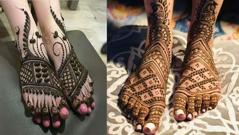 foot mehndi design for bride 3