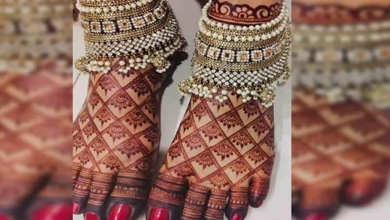 leg mehndi design simple | piron ki mehndi ka design | foot mehndi design  |पैरों की मेहंदी | henna - YouTube