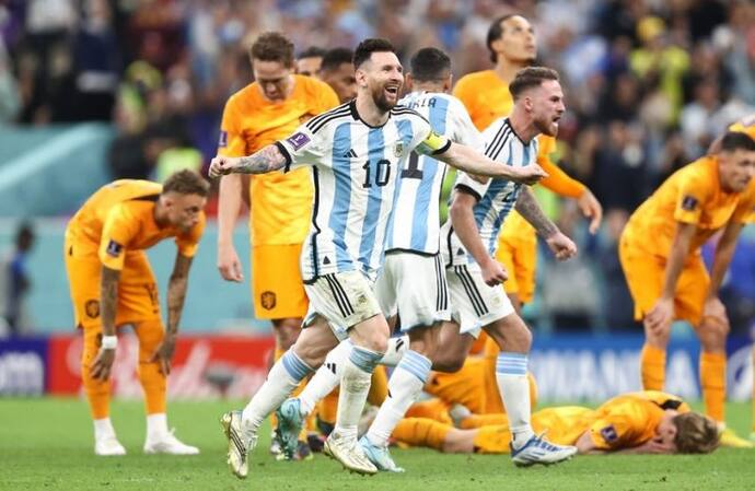 FIFA World Cup 2022: पेनाल्टी शूटऑउट में अर्जेंटीना पड़ा भारी, नीदरलैंड को हराकर बुक की सेमीफाइनल की सीट