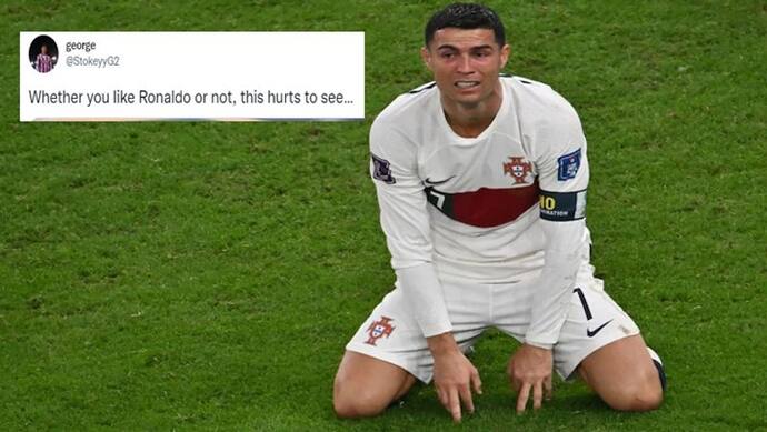 FIFA World Cup 2022: रोनाल्डो को रोता देख फैंस का दिल पसीजा, इस तरह सोशल मीडिया पर उमड़ा गम का सैलाब