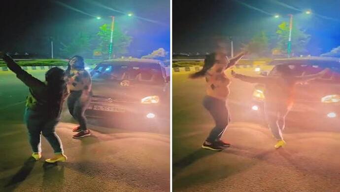 बर्थडे सेलिब्रेशन के नाम पर एक बार फिर रोड में हुड़दंग, लड़कियों का डांस और बोनट पर रखे केक का वीडियो वायरल