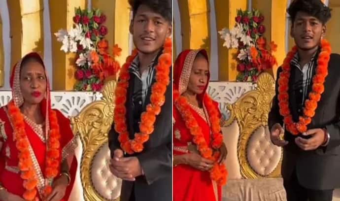 21 साल के लड़के ने 52 साल की महिला से रचाई शादी, लोग बोले-कलियुग अंतिम चरण में पहुंच गया है