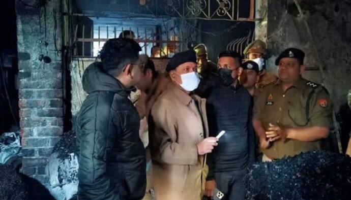 कानपुर अग्निकांड: नींद में नहीं लगा 3 मजदूरों को आग लगने का पता, साथी बोले- हमने उन्हें सामने तड़पते देखा 