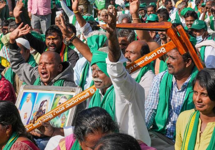 आंध्र सरकार के खिलाफ किसानों का प्रदर्शन, तीन-तीन राजधानी विकसित करने का विरोध, कई सांसदों ने भी किया समर्थन 
