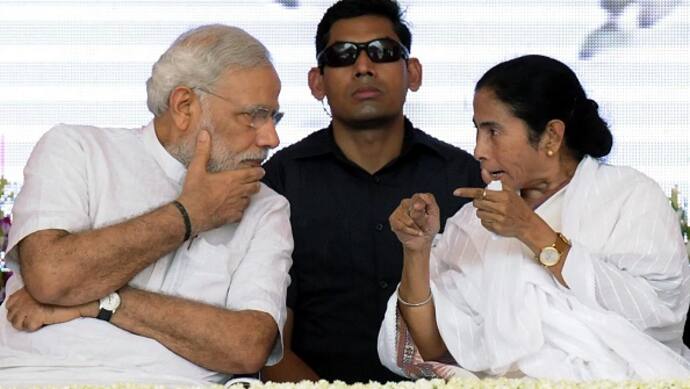 PM Narendra Modi and CM Mamata Banerjee 