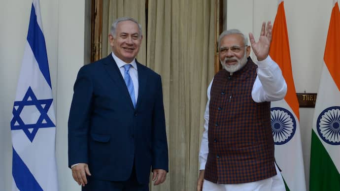 INDIA PM narendra modi congratulates Israel pm Benjamin Netanyahu 