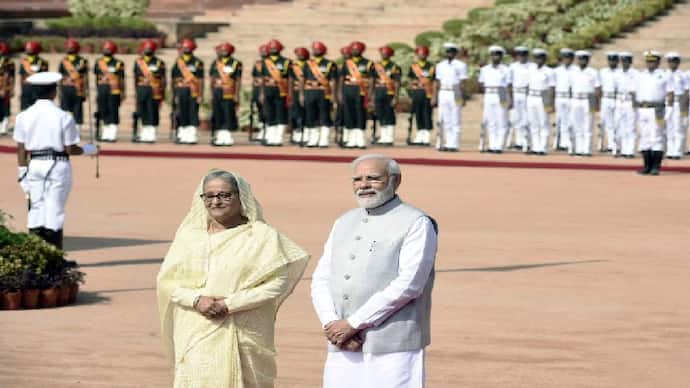 PM Sheikh Hasina  with PM Narendra modi 