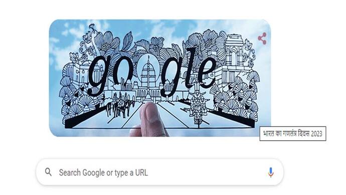 google doodle 74th republic day 2023 india