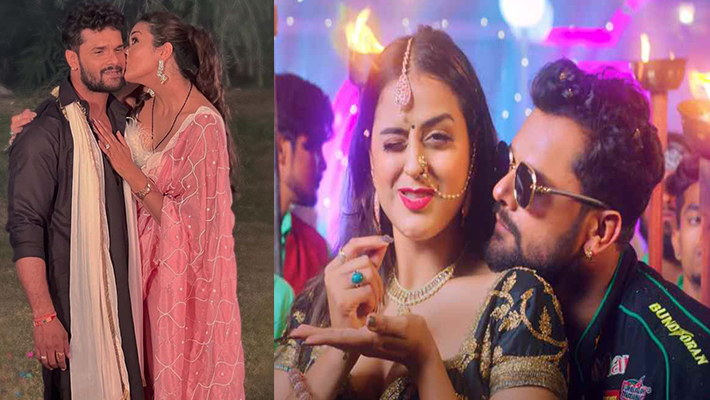 खेसारी लाल यादव की यामिनी सिंह के साथ वायरल हुई तस्वीरें, 'गॉडफादर' दिखेंगे साथ खेसारी लाल यादव की यामिनी सिंह के साथ वायरल हुई तस्वीरें, 'गॉडफादर' दिखेंगे साथ