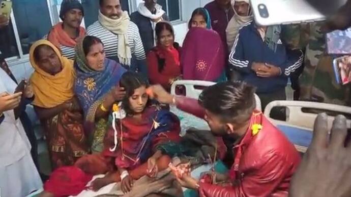 arwal, bihar couple got married on hospital bed