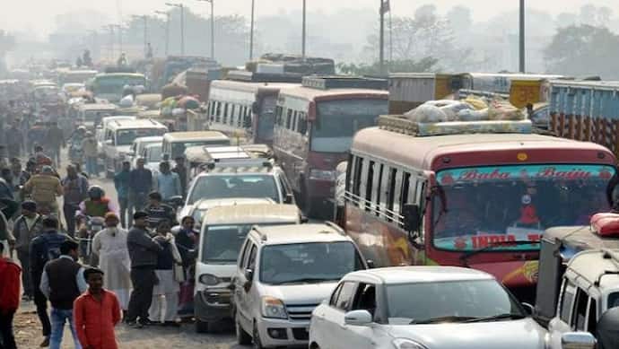 traffice jam bhagalpur