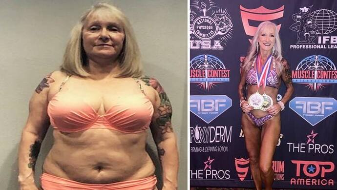60 year old body builder woman