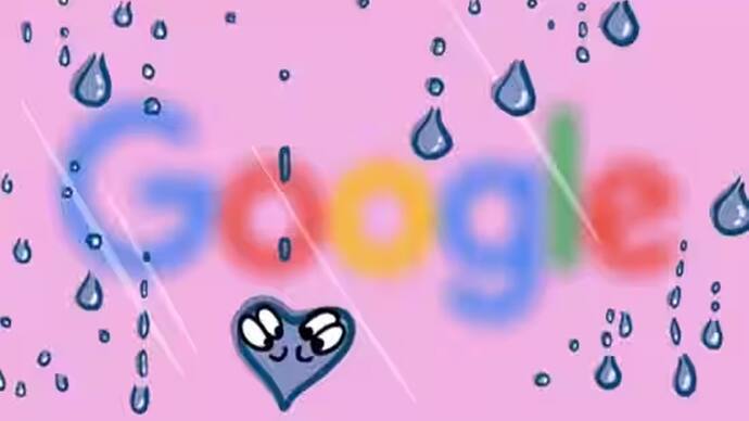 Google doodle celebrates valentine day