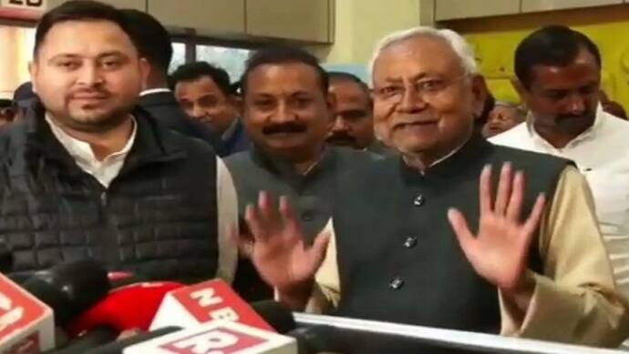 Bihar CM Nitish Kumar and DCM Tejaswi Yadav