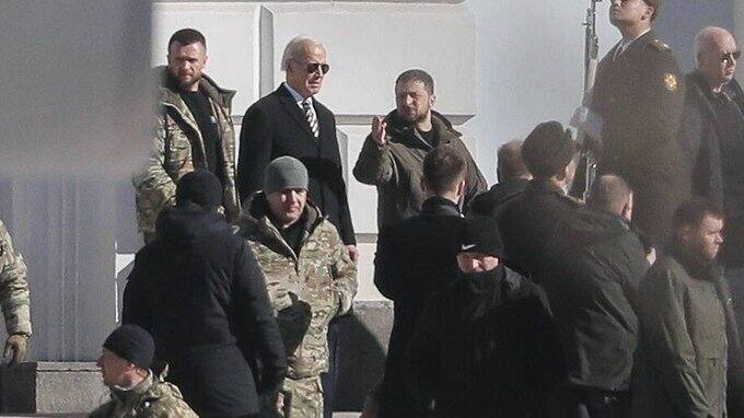 US President Biden in Ukraine