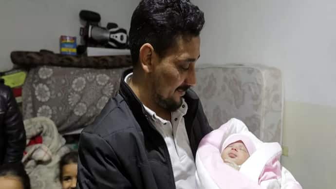 syria earthquake saved newborn baby