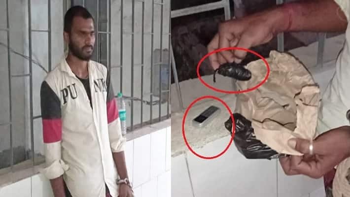 bhagalpur news  Prisoner hides mobile and two charger cables in private part of body 