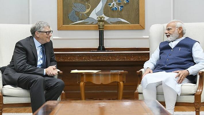 Bill Gates with PM Modi