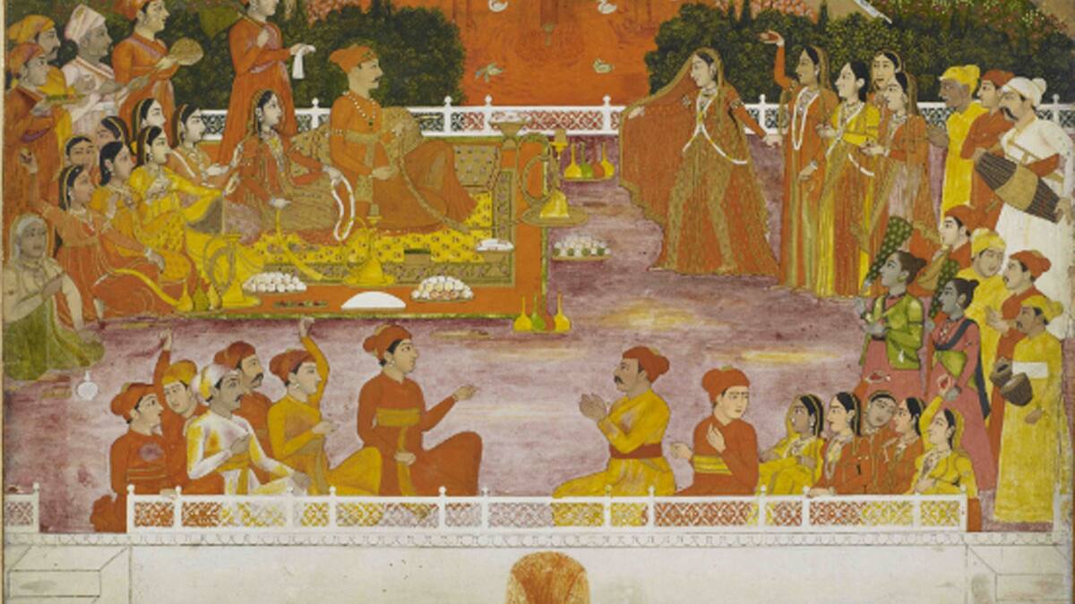 Holi in Mughal period