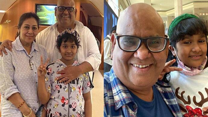 सतीश कौशिक की 10 साल की बेटी ने पिता साथ शेयर की तस्वीर-Satish Kaushik's 10-year-old daughter shared a picture with her father