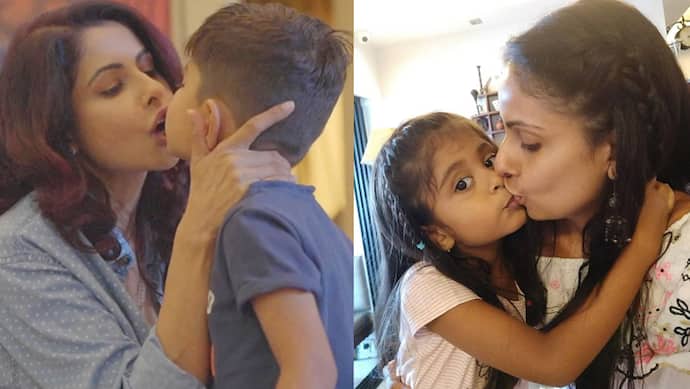 Chhavi Mittal Kissed Her Son