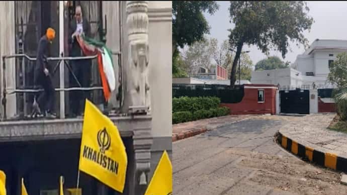 India removes all external security Barricades Bunkers PCR Vans in front of the British High commission 