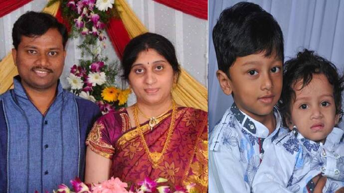 shocking crime stories hyderabad four members of family couple with two children  commit suicide in kushaiguda 