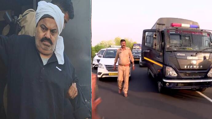 umesh pal murder case update UP police came out from Rajasthan border with Atiq Ahmed 