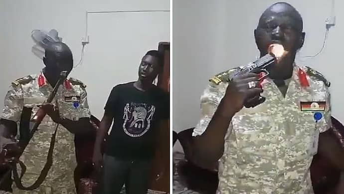 man with anti bullet cabalities viral video