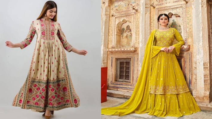 Buy Eid Special Black Velvet Embroidered Anarkali Suit with Skirt Online -  LSTV03688 | Andaaz Fashion