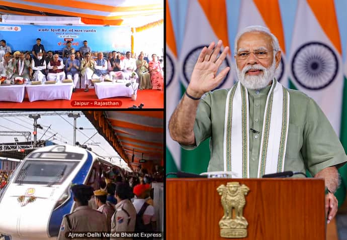 PM Modi refers to Rajasthan Cong crisis thanks friend Gehlot for still attending vende bharat express launch