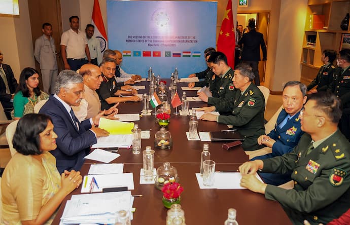 China violation of existing border pacts eroded basis of ties Rajnath to Chinese defence minister Li 