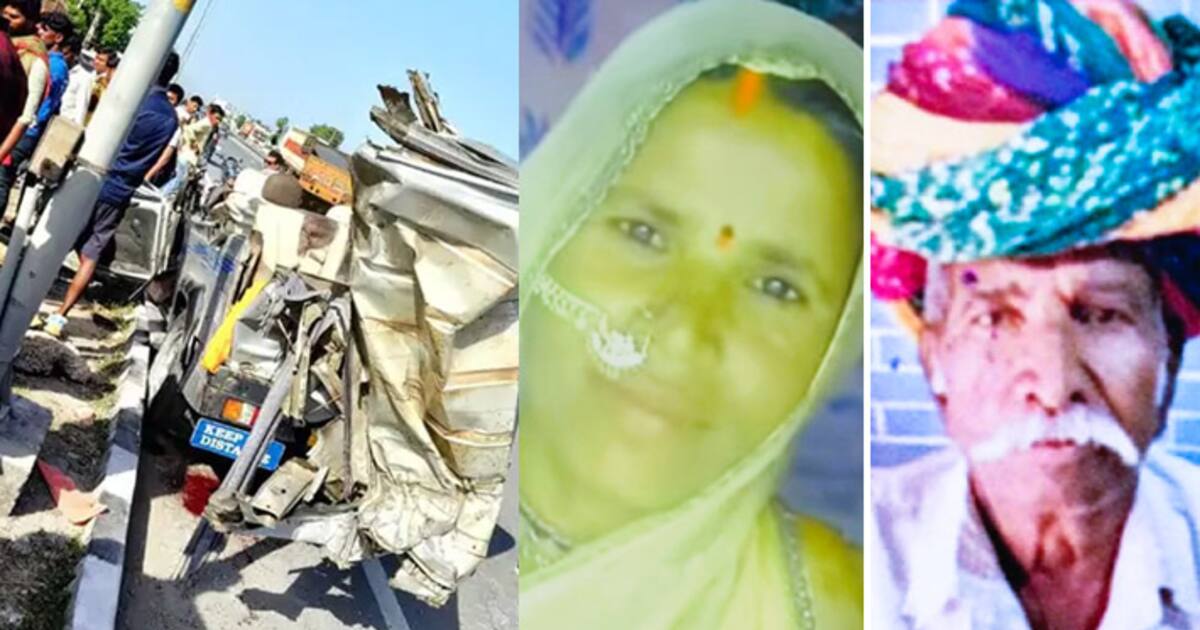 4 People Died Tragically When A Car Rammed Into A Truck In Abu Road Rajasthan Kpa भाई की मौत