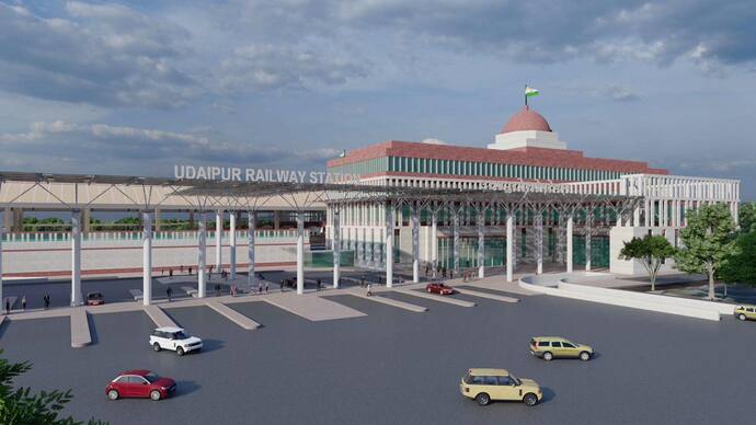 PM Modi will lay the foundation stone for redevelopment of Udaipur railway station  wednesday visit Rajasthan
