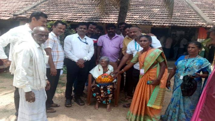 110  year old women voted in karnataka election 2023