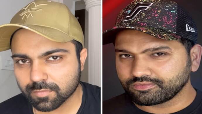 Rohit Sharma look alike goes viral