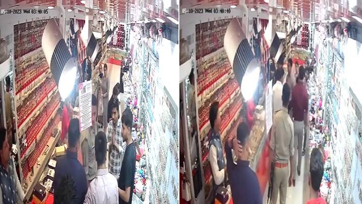 ghaziabad news adm s wife dispute during shopping first kept in police custody then beaten up in shop 