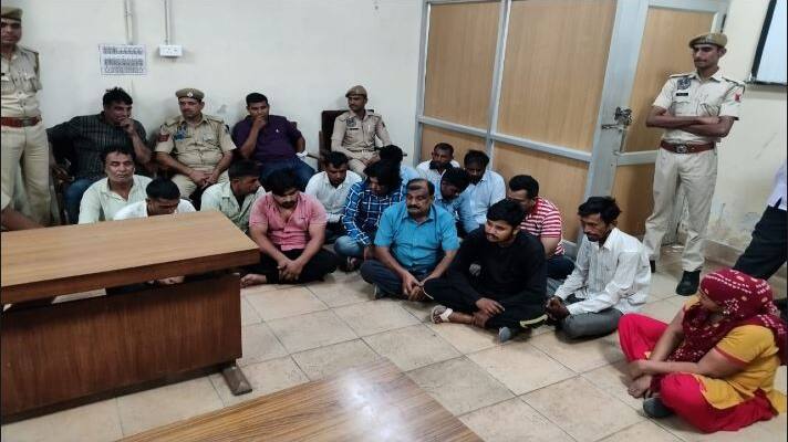 fifteen thieves arrested in rajasthan