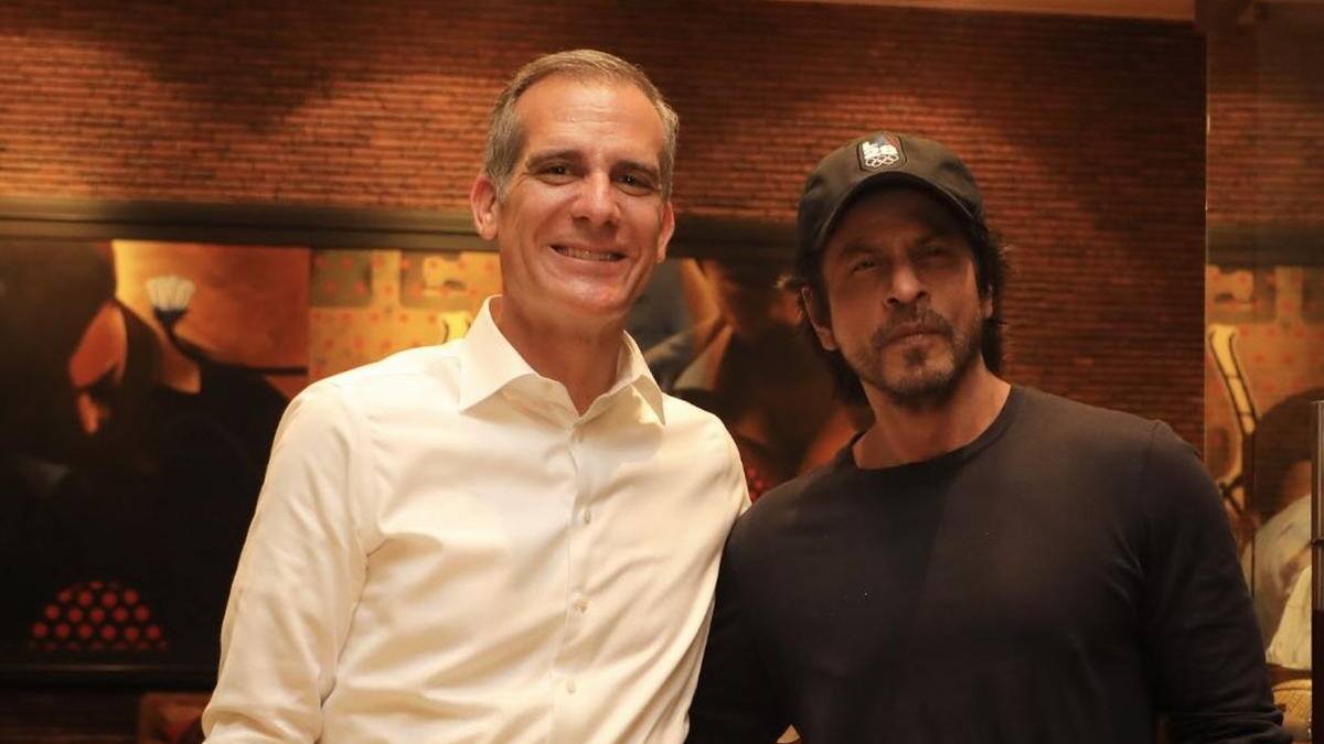 US Ambassador Eric Garcetti meet Shah Rukh Khan