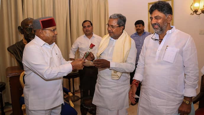 Siddaramaiah and DK Shiv Kumar met Governor