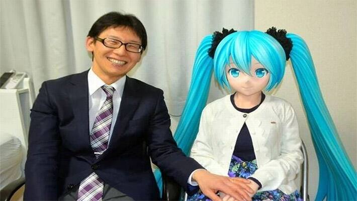 man married virtual doll japan